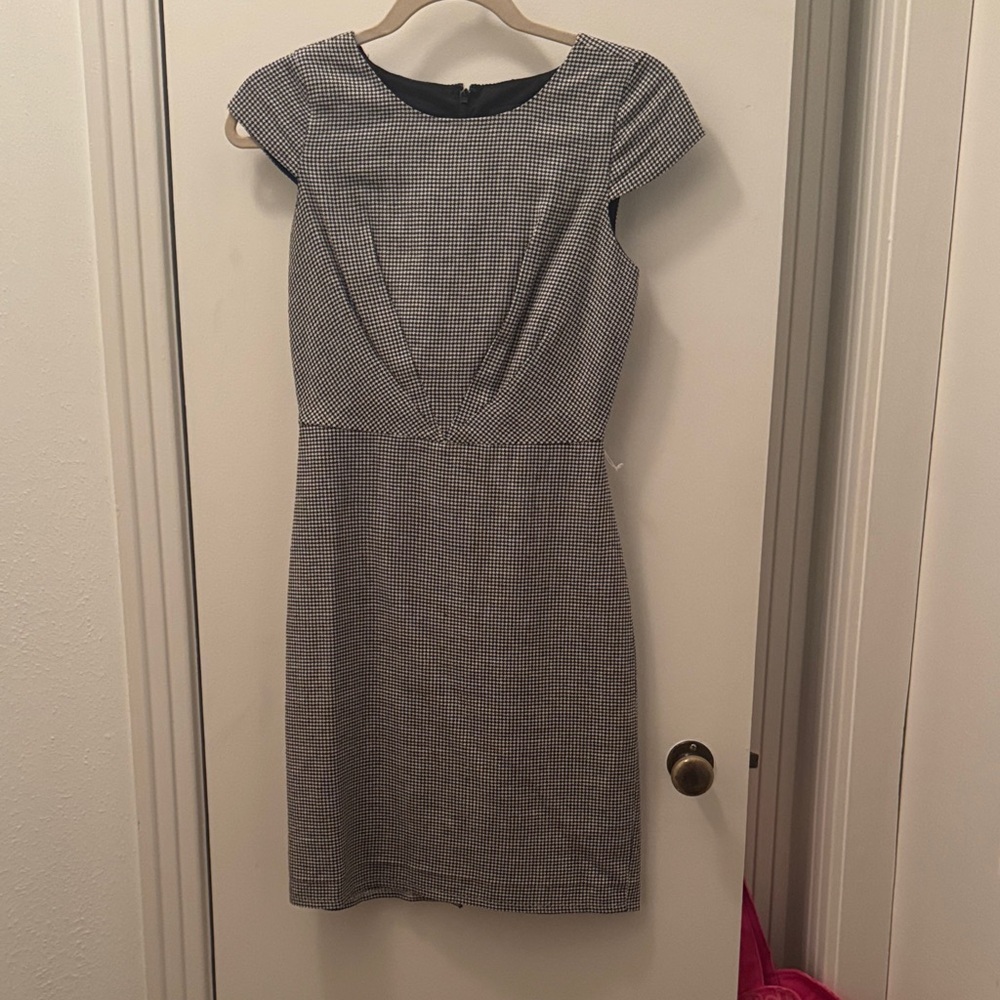 J. Crew Black and White Mini Dress - Picture 1 of 4